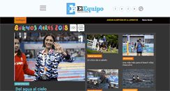 Desktop Screenshot of elequipo-deportea.com