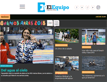 Tablet Screenshot of elequipo-deportea.com